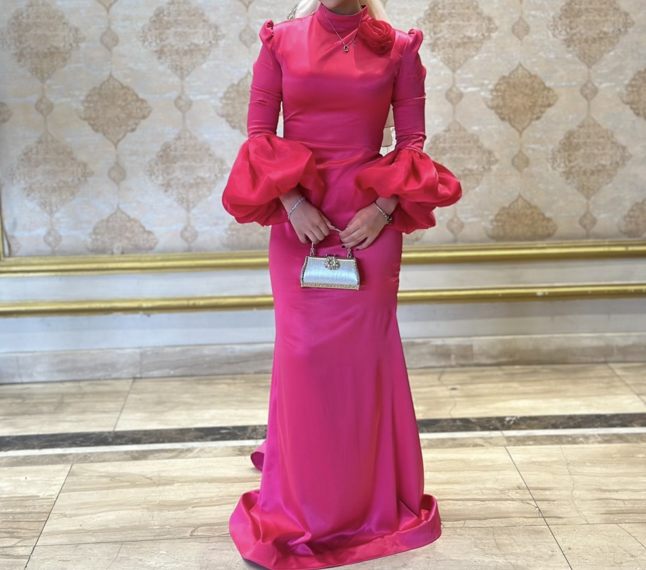 فستان ستان حاله ممتازه